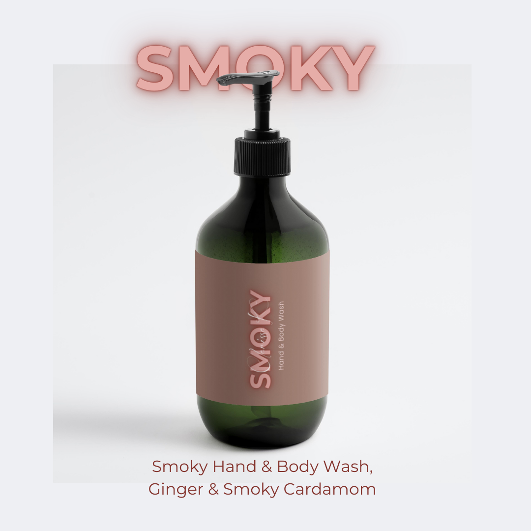 Smoky Hand & Body Wash, Ginger & Smoky Cardamom