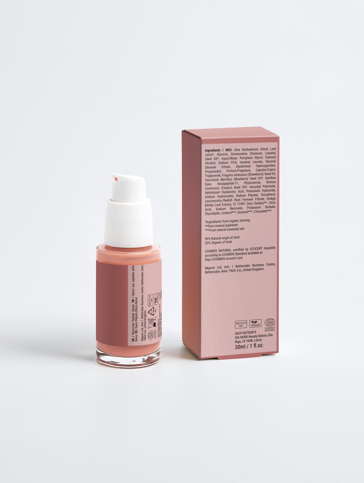 Enriched Botox-Like Peptide Serum