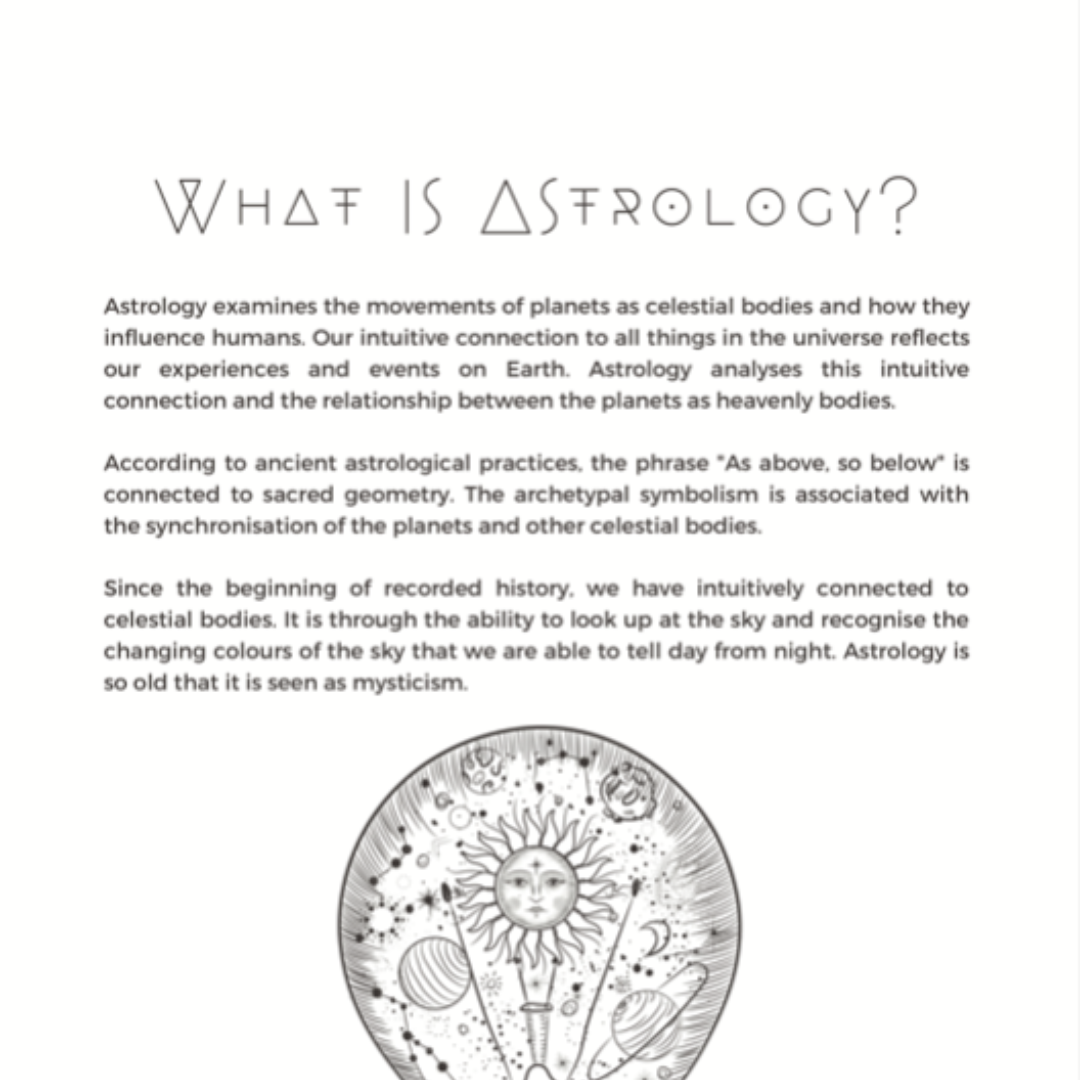 My Astrology Journal & Manifestation Planner - Hard Cover