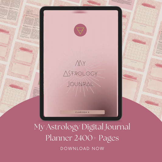 My Astrology Digital Journal & Manifestation Planner 2400+ Pages - Pink